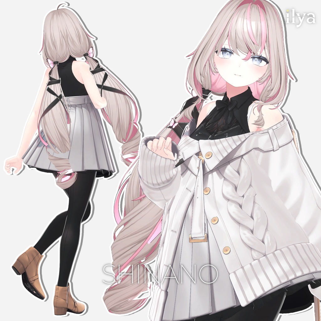 【20%】【17人】【VRC Hair】『薄月』Hakugetsu