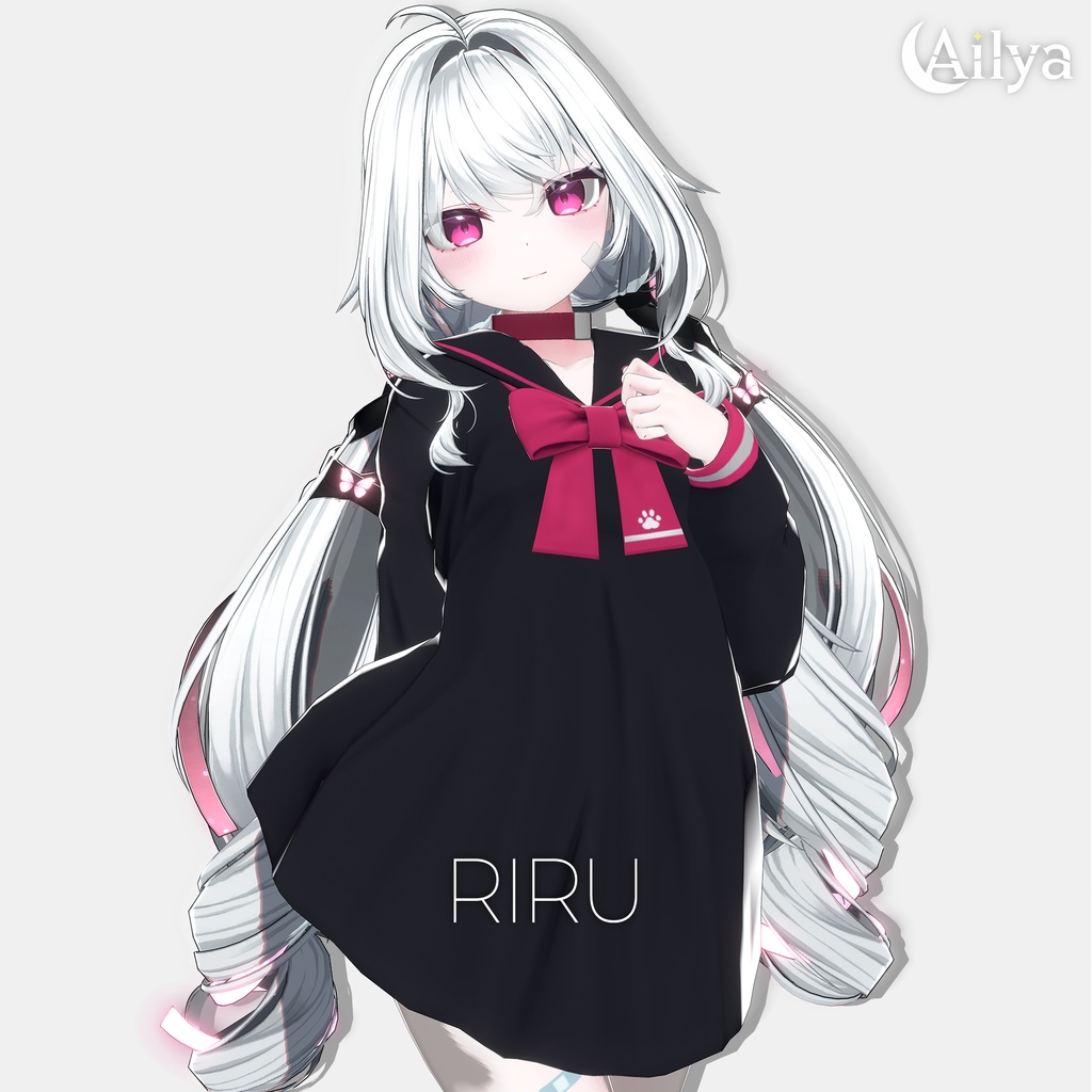 【50%SALE】【17人】【VRC Hair】『薄月』Hakugetsu