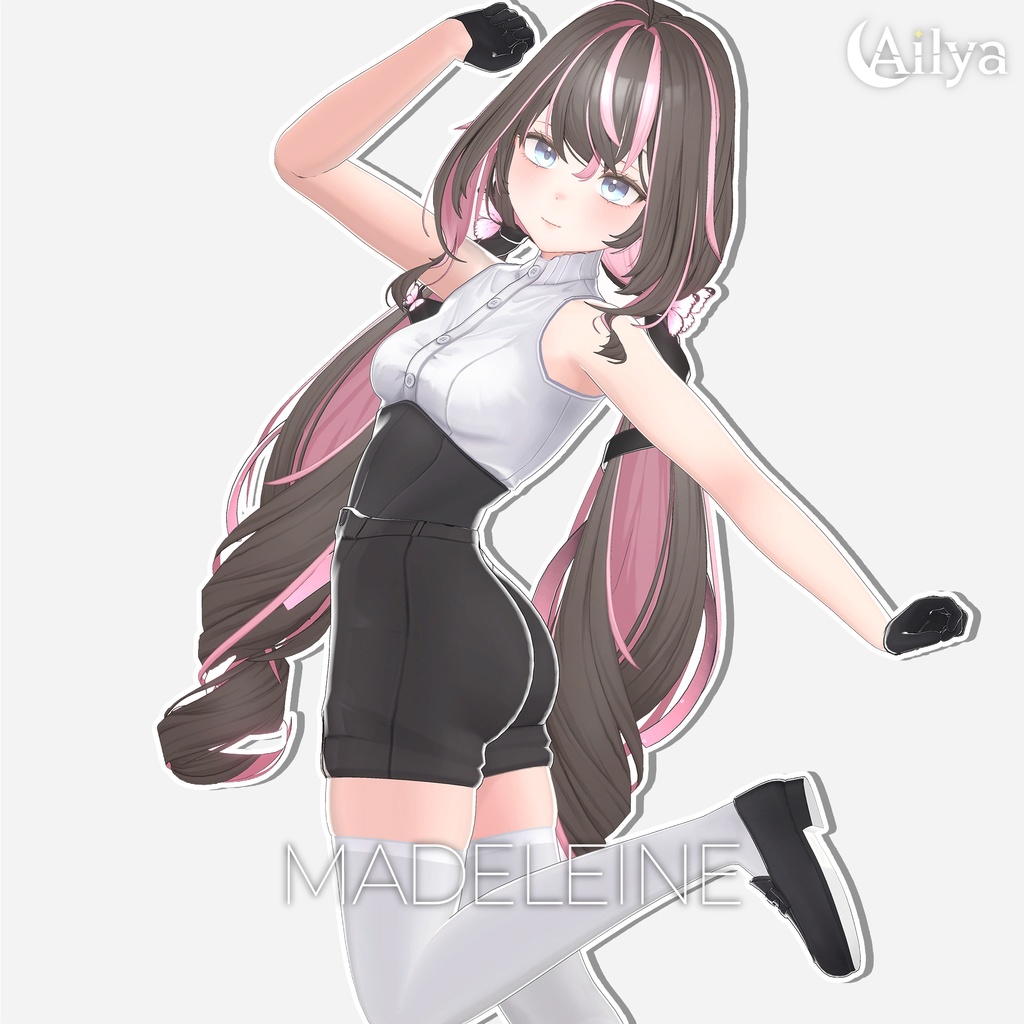 【20%】【17人】【VRC Hair】『薄月』Hakugetsu