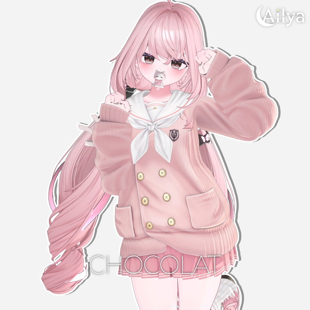 【20%】【17人】【VRC Hair】『薄月』Hakugetsu