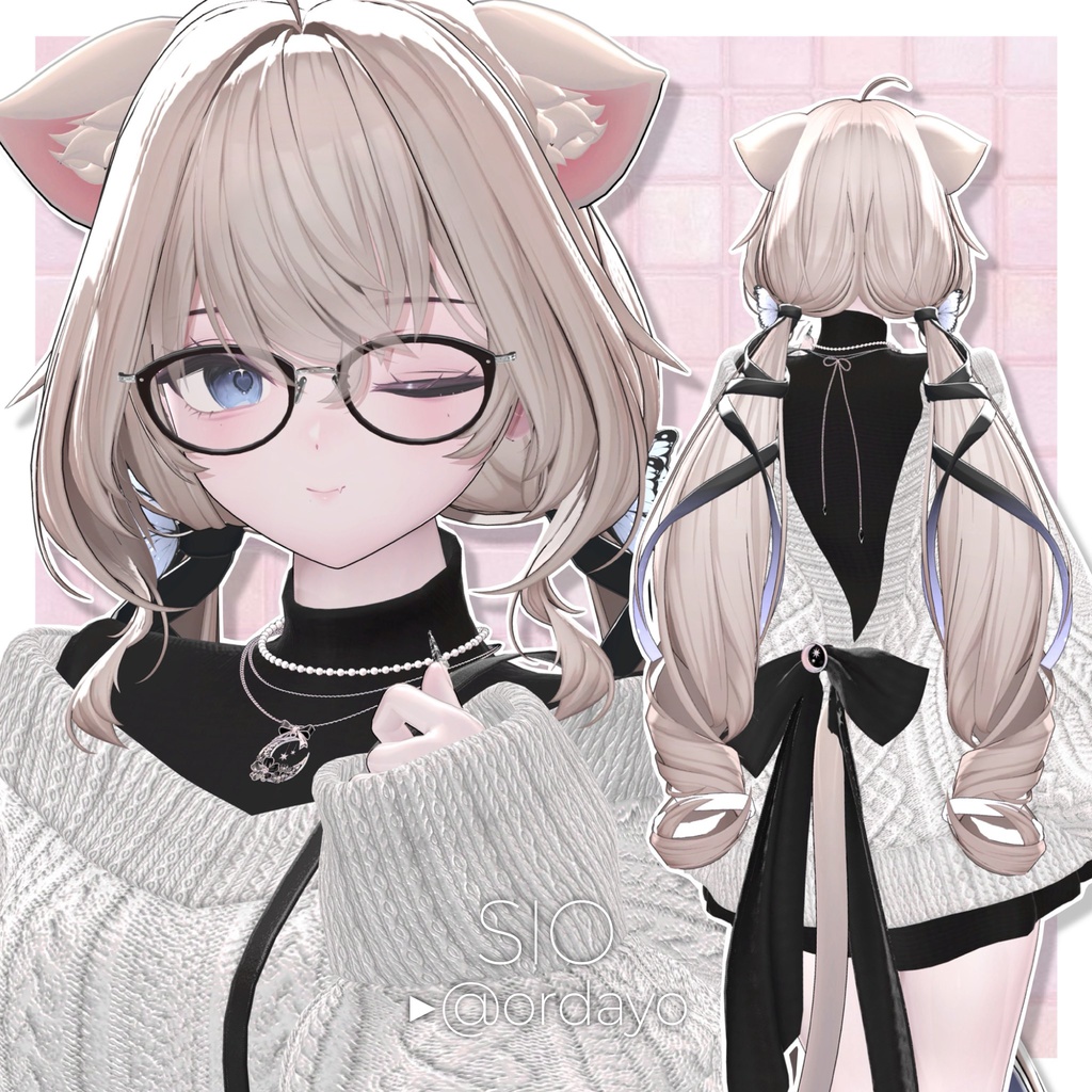 【20%】【17人】【VRC Hair】『薄月』Hakugetsu