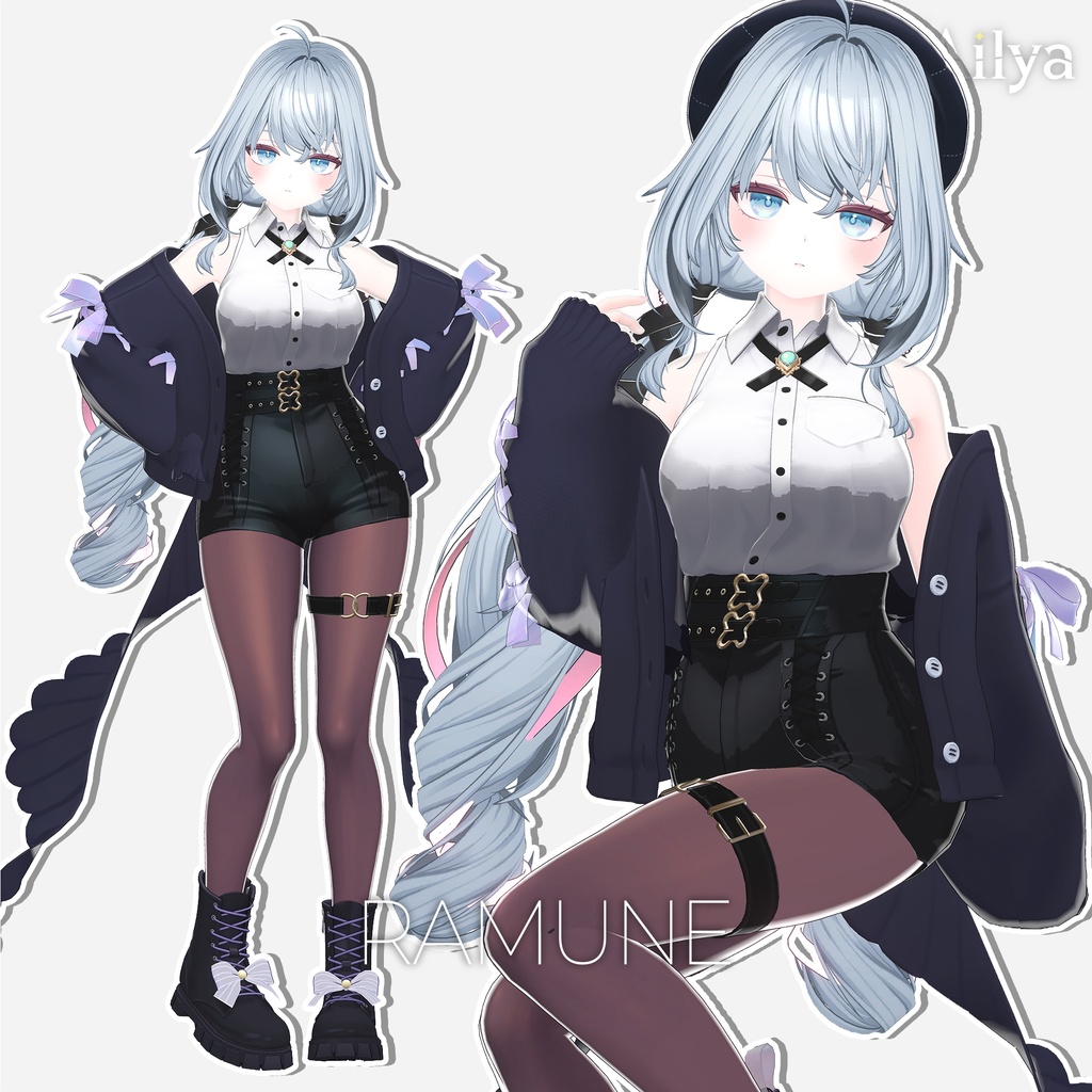 【20%】【17人】【VRC Hair】『薄月』Hakugetsu