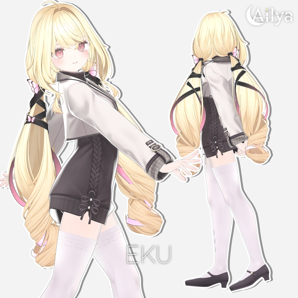 【20%】【17人】【VRC Hair】『薄月』Hakugetsu