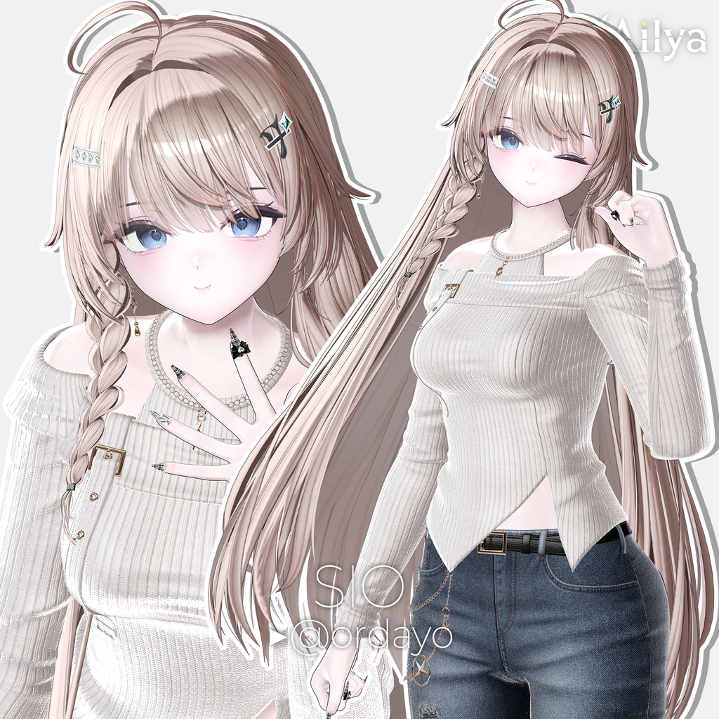 【20%】【16人】【VRC Hair】『柔光』Jukou