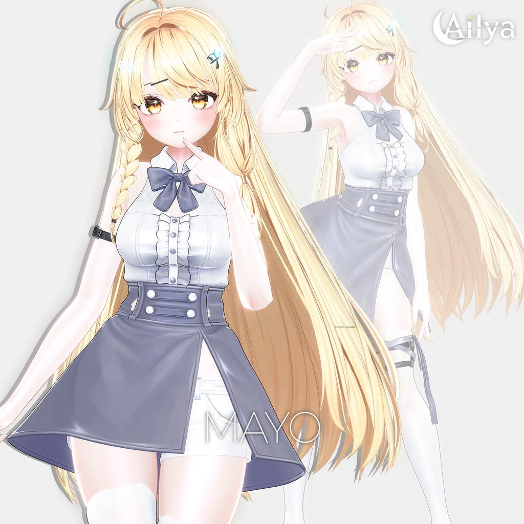 【18人】【VRC Hair】『柔光』Jukou