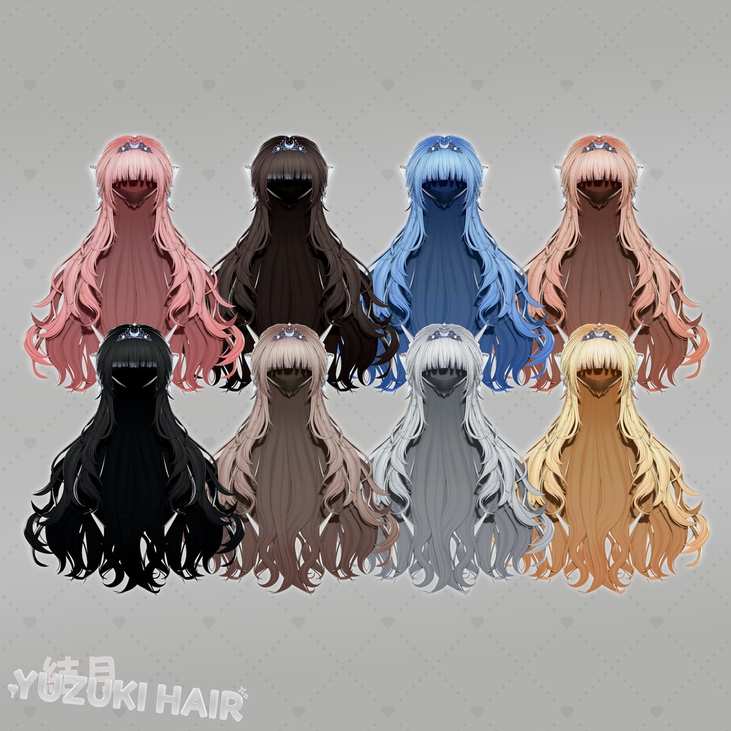 【50%】【18人】【VRC Hair】『結月』Yuzuki