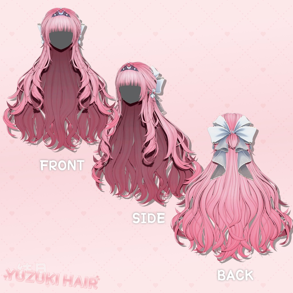 【50%】【18人】【VRC Hair】『結月』Yuzuki