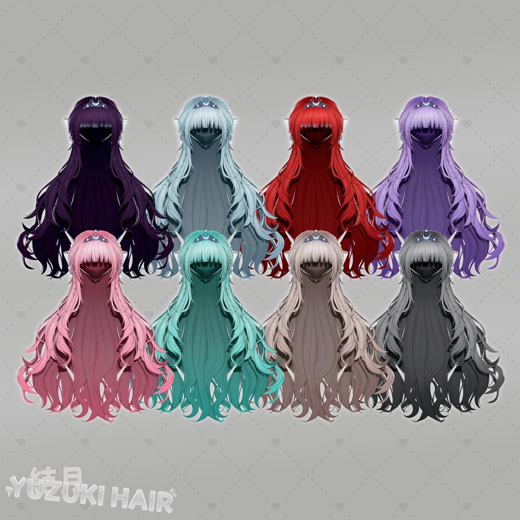 【50%】【18人】【VRC Hair】『結月』Yuzuki