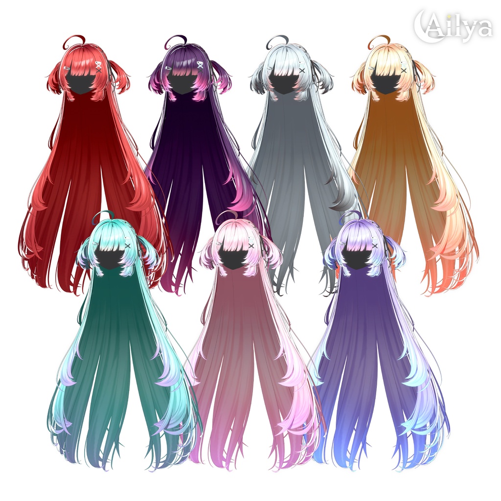 【50%】【17人】【VRC Hair】『流灯』RYUTOU