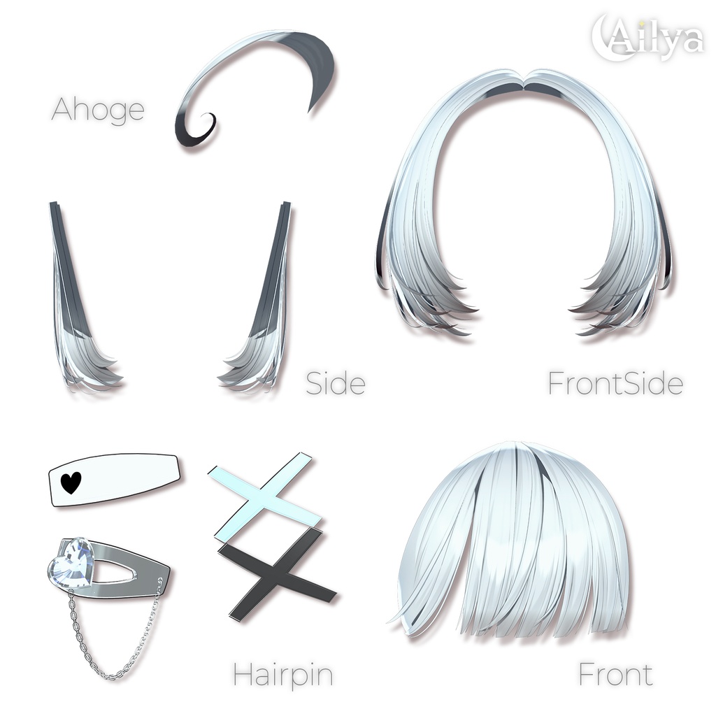 【50%】【17人】【VRC Hair】『流灯』RYUTOU