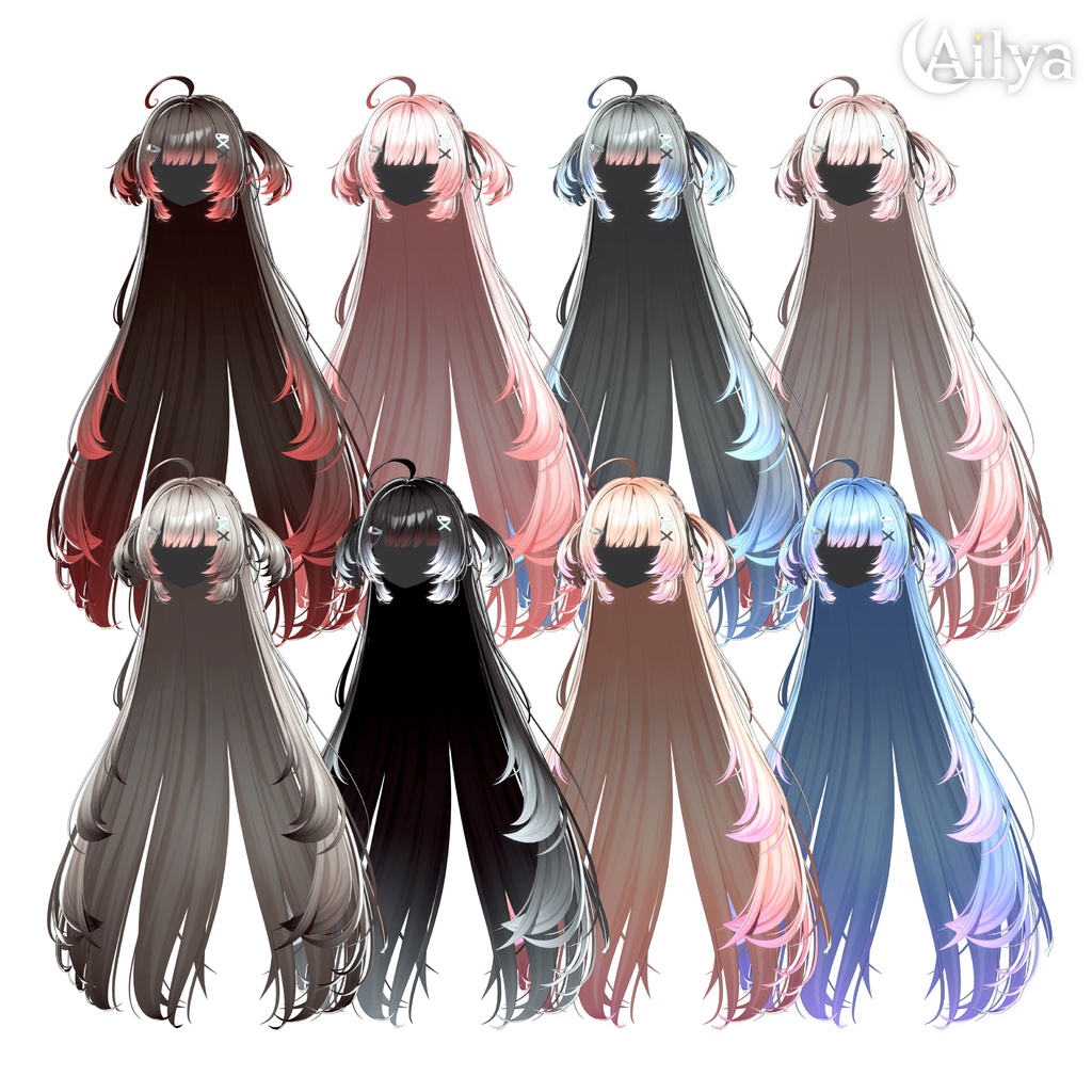 【50%】【17人】【VRC Hair】『流灯』RYUTOU