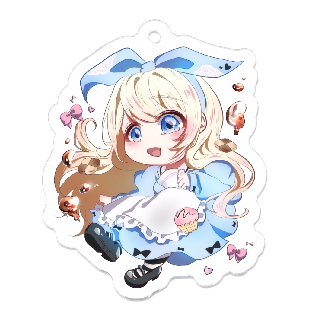 アリスちゃん　ストレートティー🫖　アクリルキーホルダー