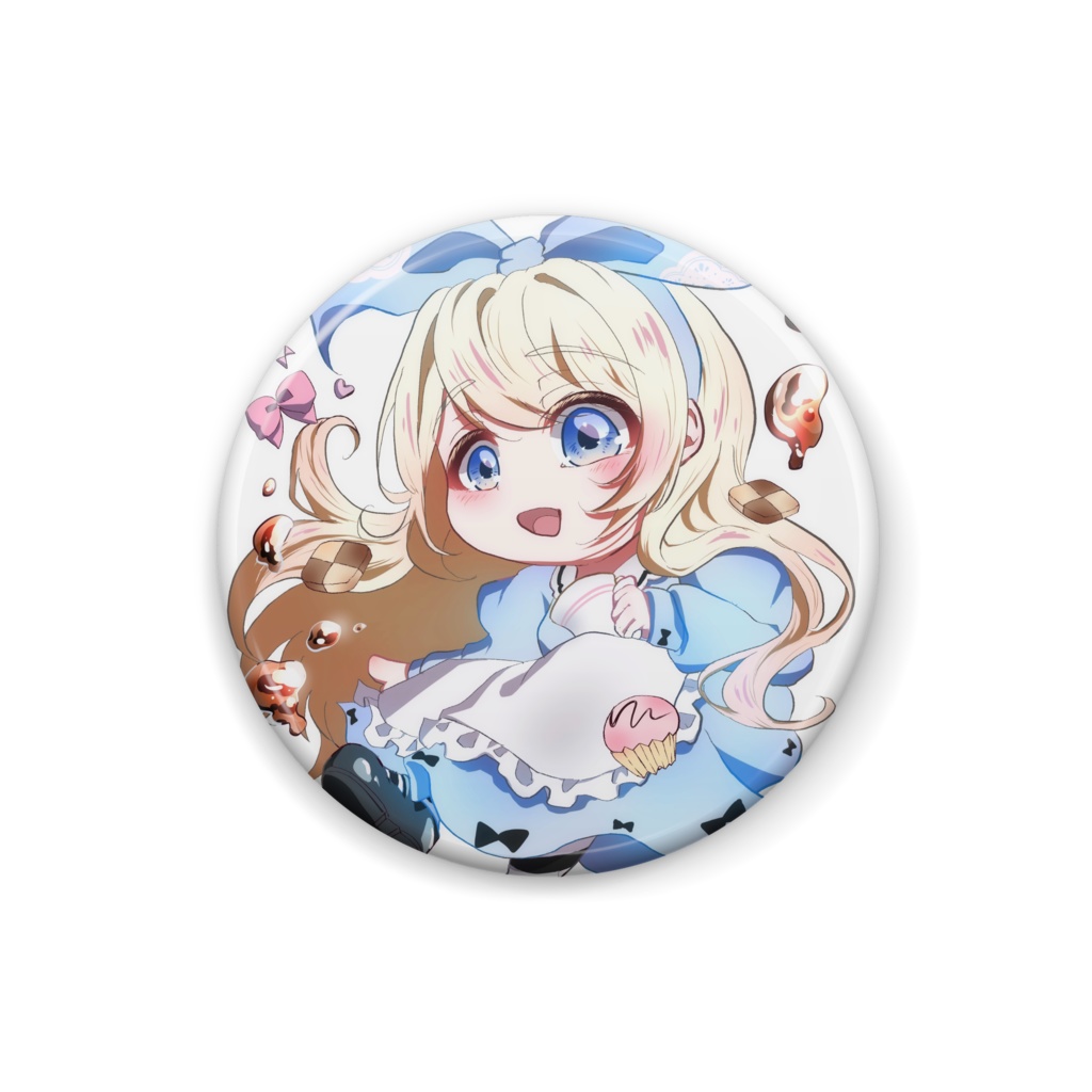 アリスちゃん ストレートティー🫖 缶バッチ