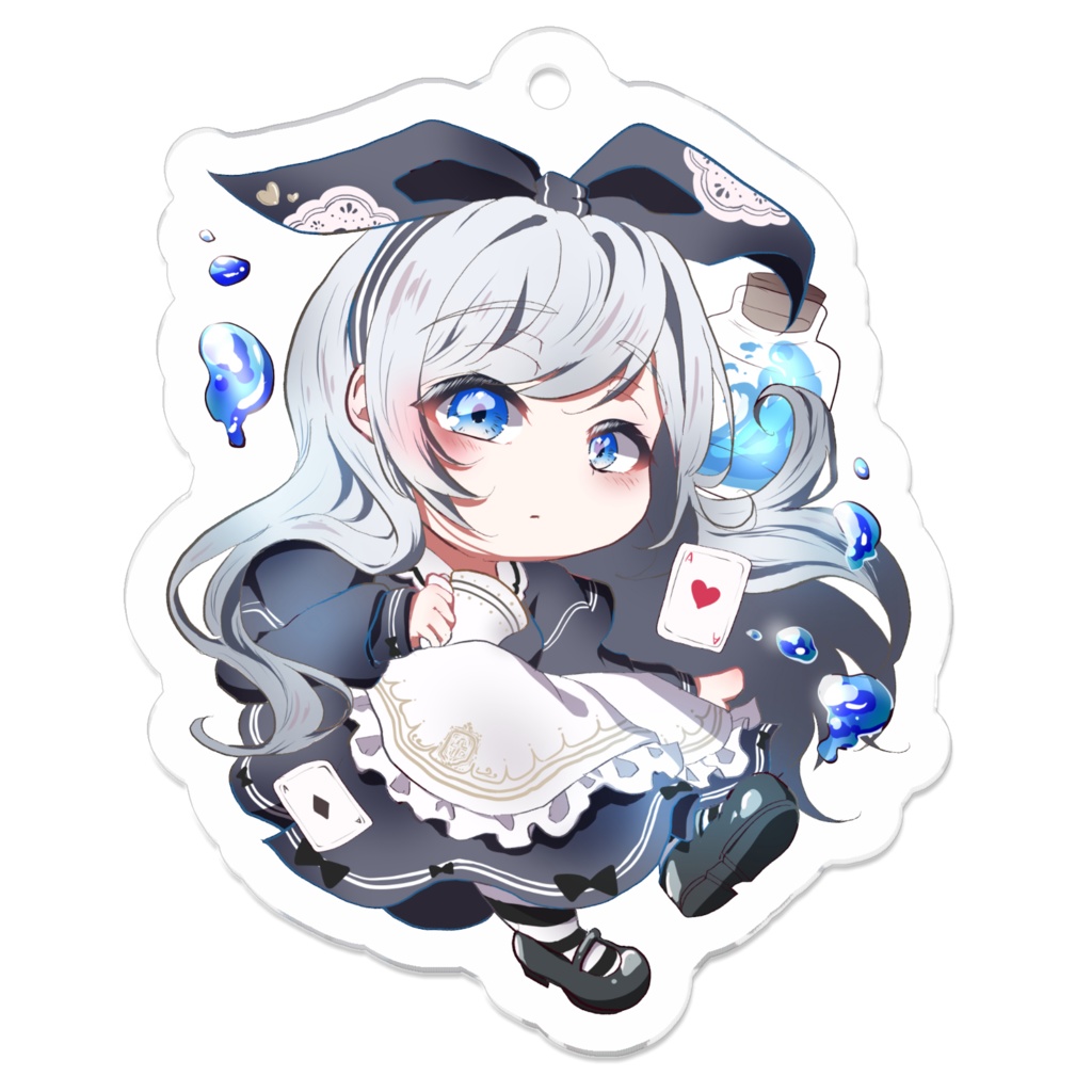 黒アリス　バタフライピー　アクリルキーホルダー