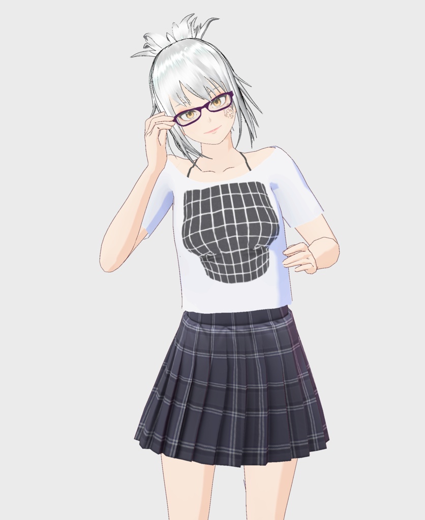 【無料】VROID アレが大きく見えるTシャツ