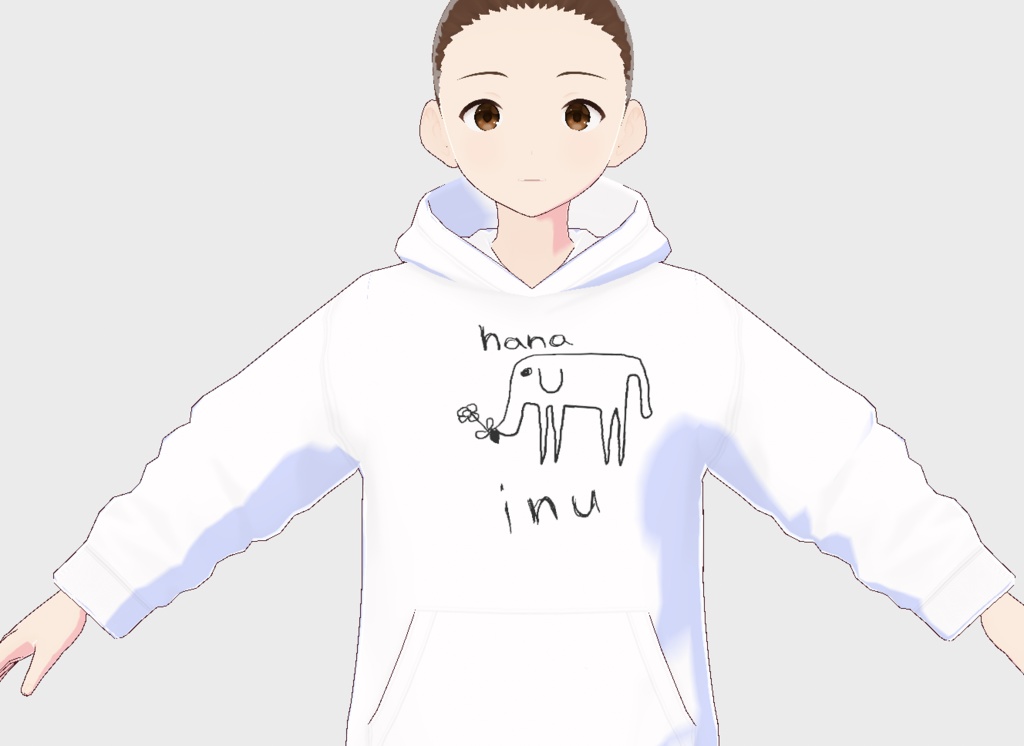 【無料】inuパーカー 全10種類セット ネタ 男女兼用【Vroid】