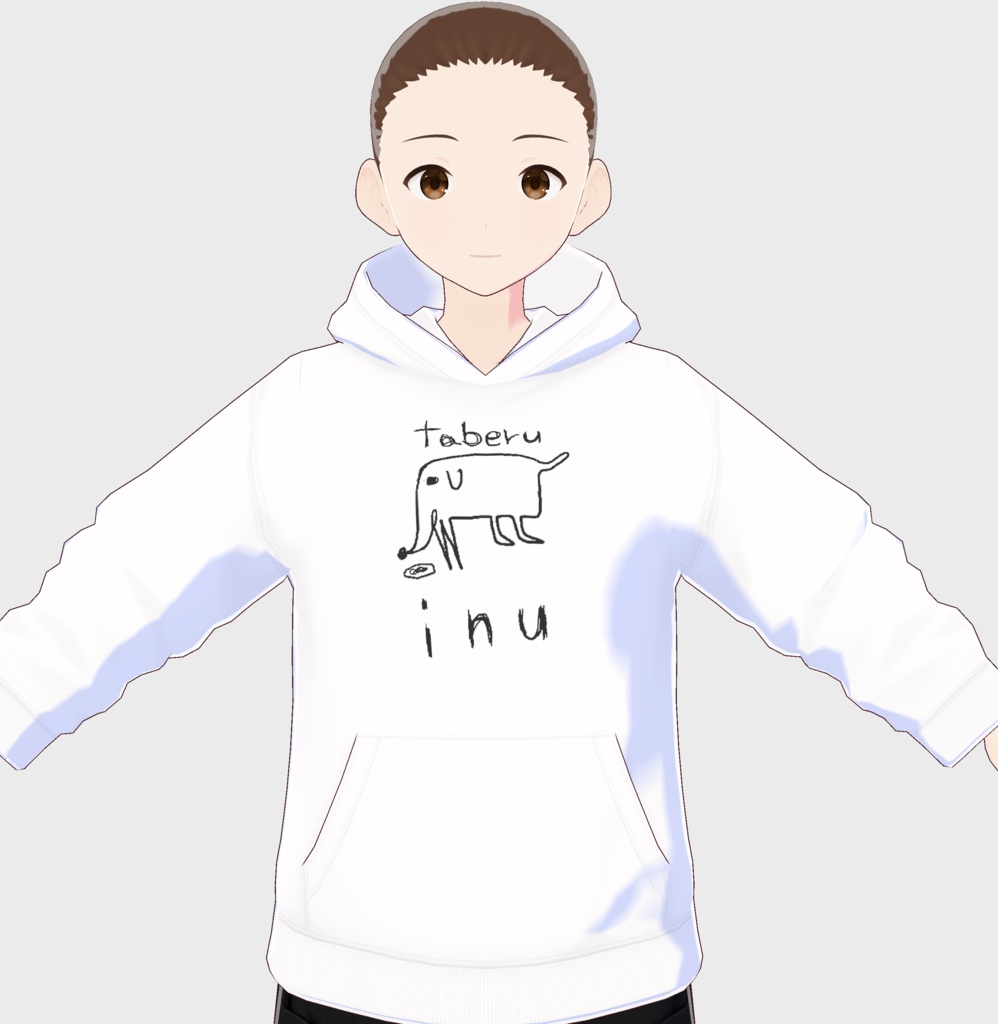 【無料】inuパーカー 全10種類セット ネタ 男女兼用【Vroid】