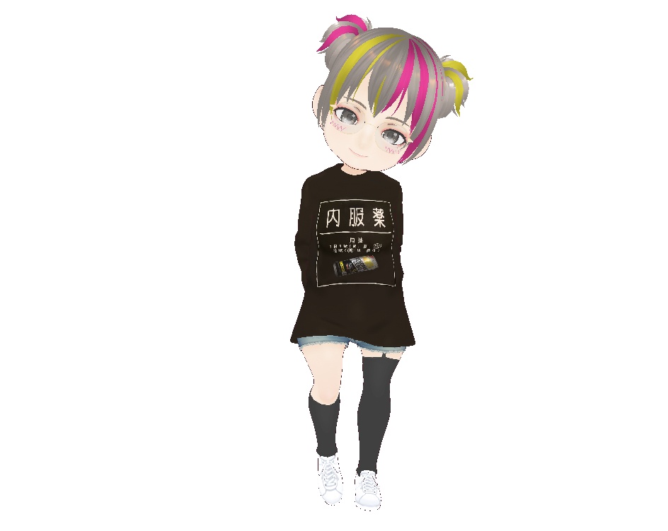 【VRM】身長59cm NEOKET cluster対応 チビゼロちゃん