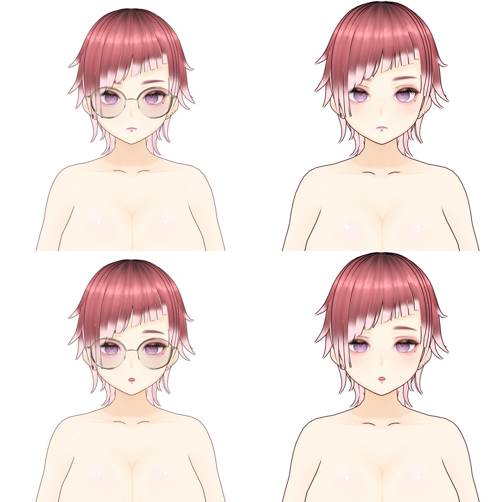 【全年齢版】えっちでかわいい VRoid 素体 凛-Rin- 編集可能