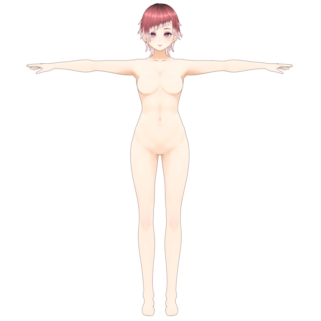 【全年齢版】えっちでかわいい VRoid 素体 凛-Rin- 編集可能