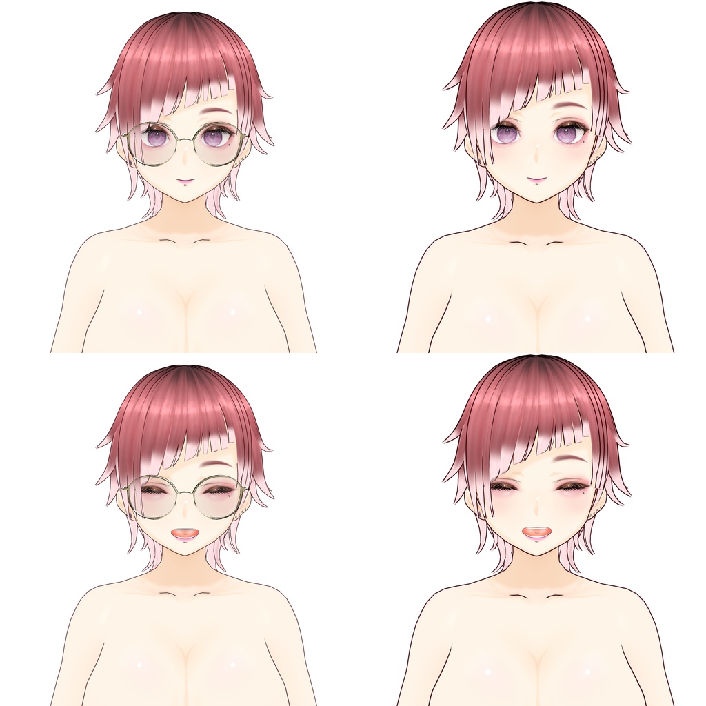 【全年齢版】えっちでかわいい VRoid 素体 凛-Rin- 編集可能