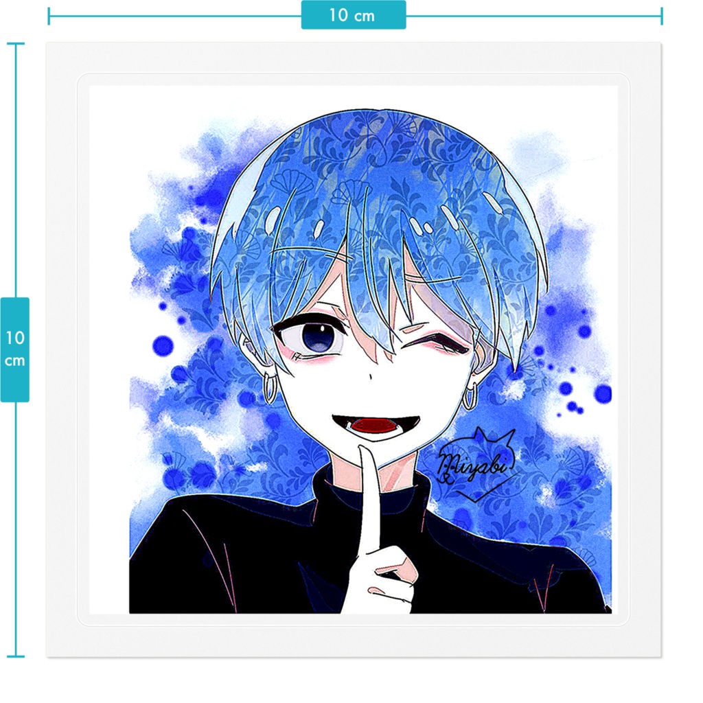 九十九田ニャロメ ステッカー