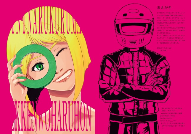 気になる車にゼッケンを貼る本【送料最安クリックポストでお届け!】