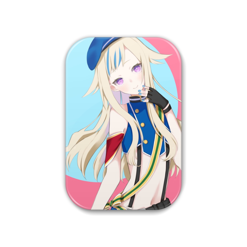ヒナちゃん丸角バッジ