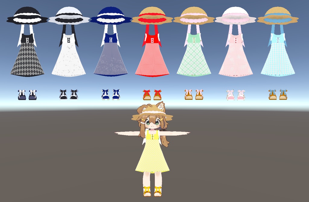 まめひなた専用 サマーワンピースセット