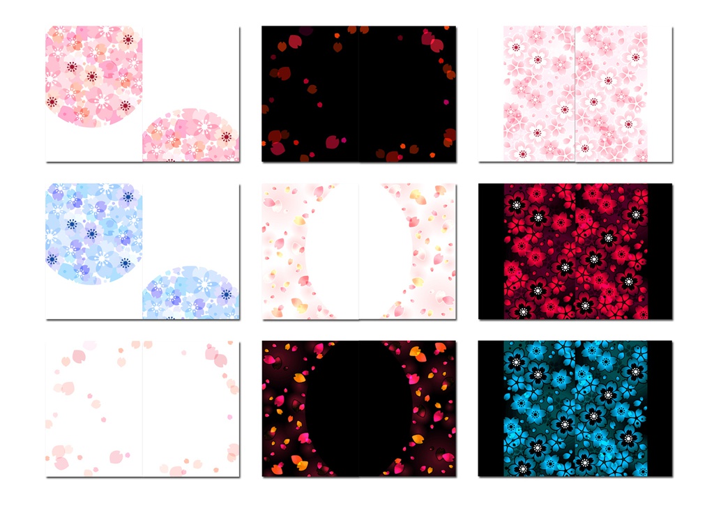 表紙用背景素材 桜02
