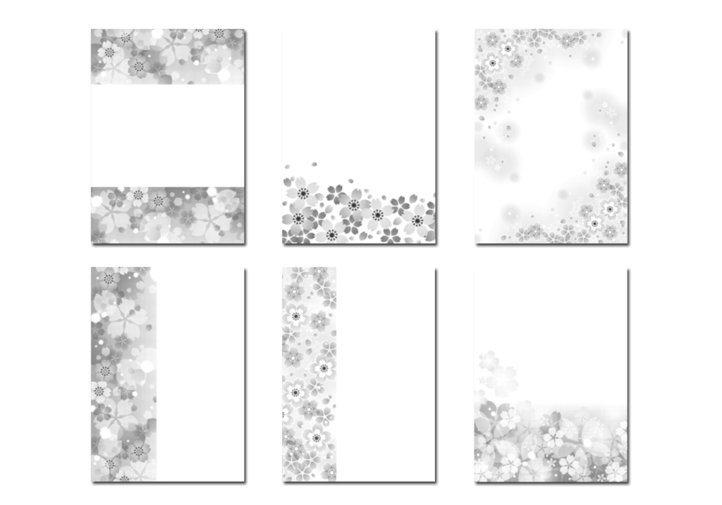 表紙用背景素材 桜02