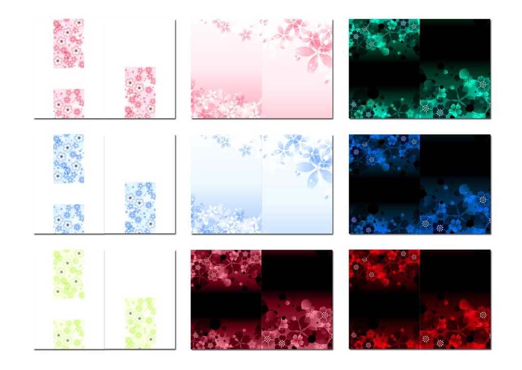 表紙用背景素材 桜02