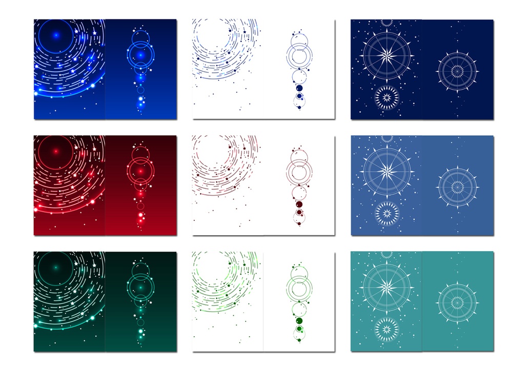 表紙用背景素材 星02