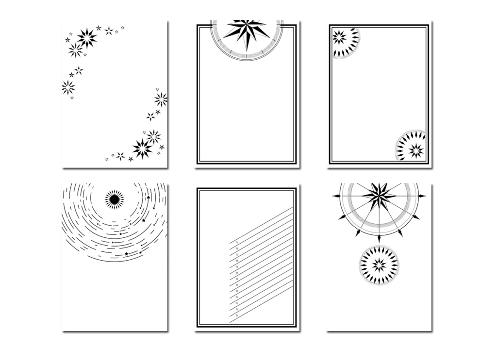 表紙用背景素材 星02