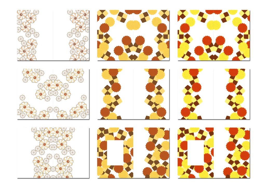 表紙用背景素材 お菓子