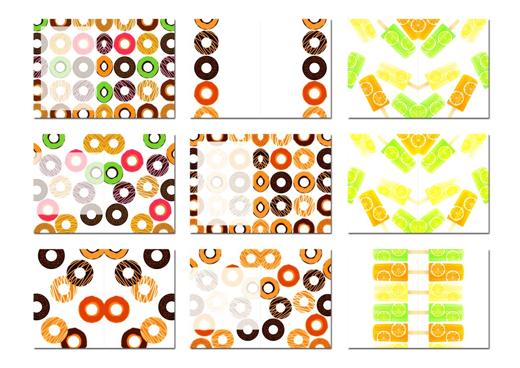 表紙用背景素材 お菓子