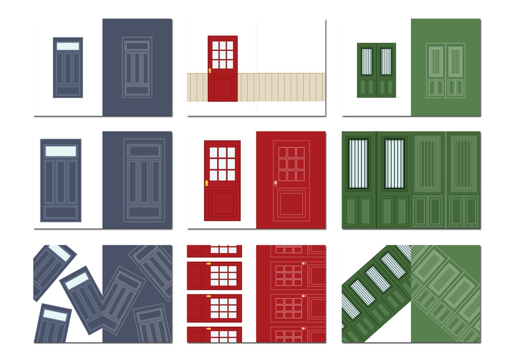 表紙用背景素材 扉と鍵