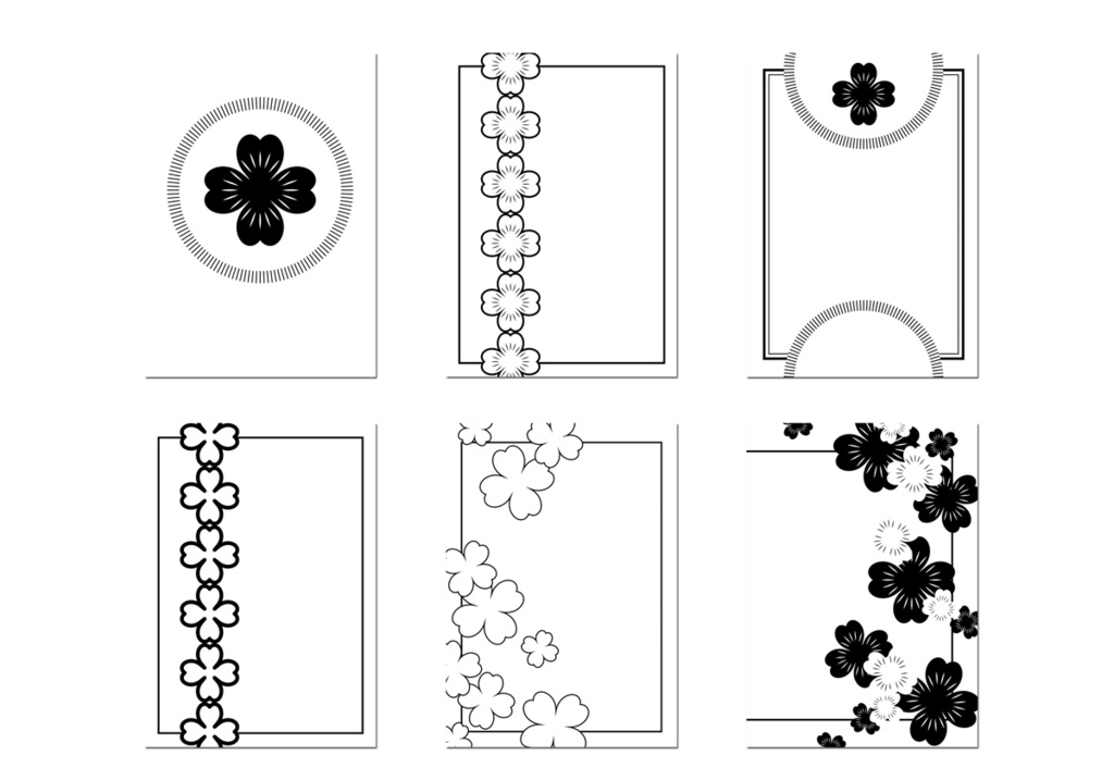 表紙用背景素材 クローバー