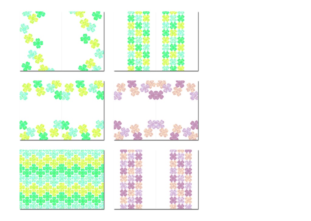 表紙用背景素材 クローバー