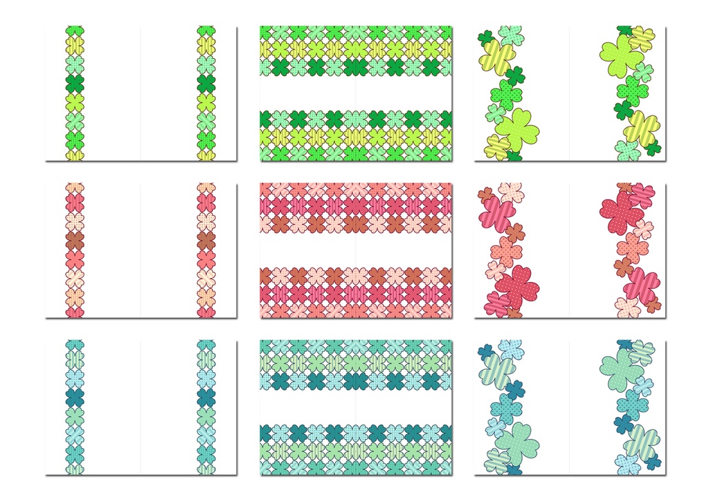 表紙用背景素材 クローバー