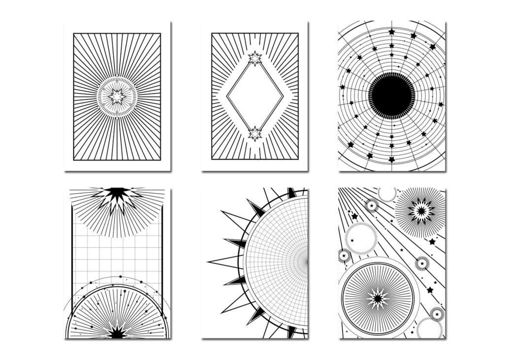 表紙用背景素材 星03