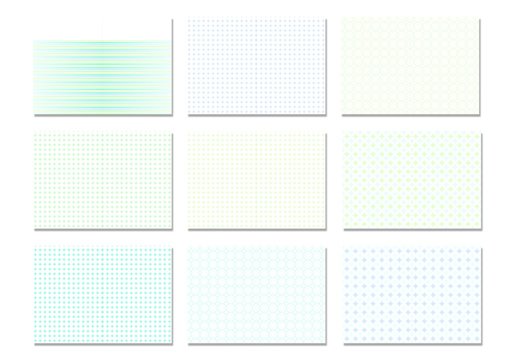 表紙用背景素材 青緑のパターン