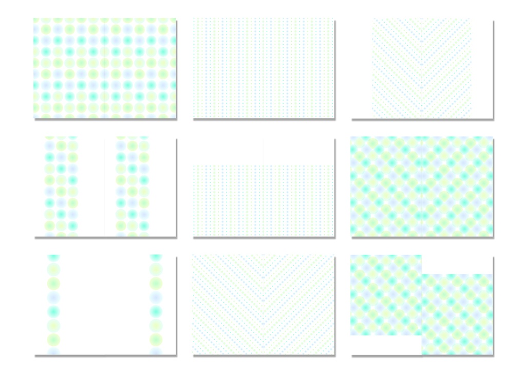 表紙用背景素材 青緑のパターン