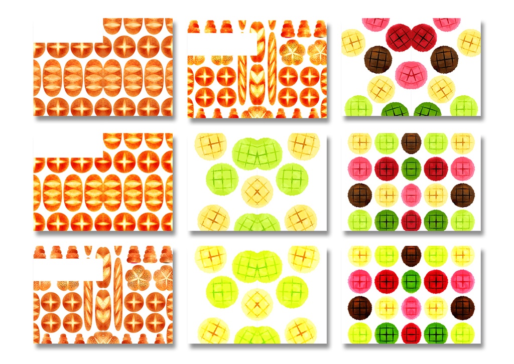 表紙用背景素材 パン