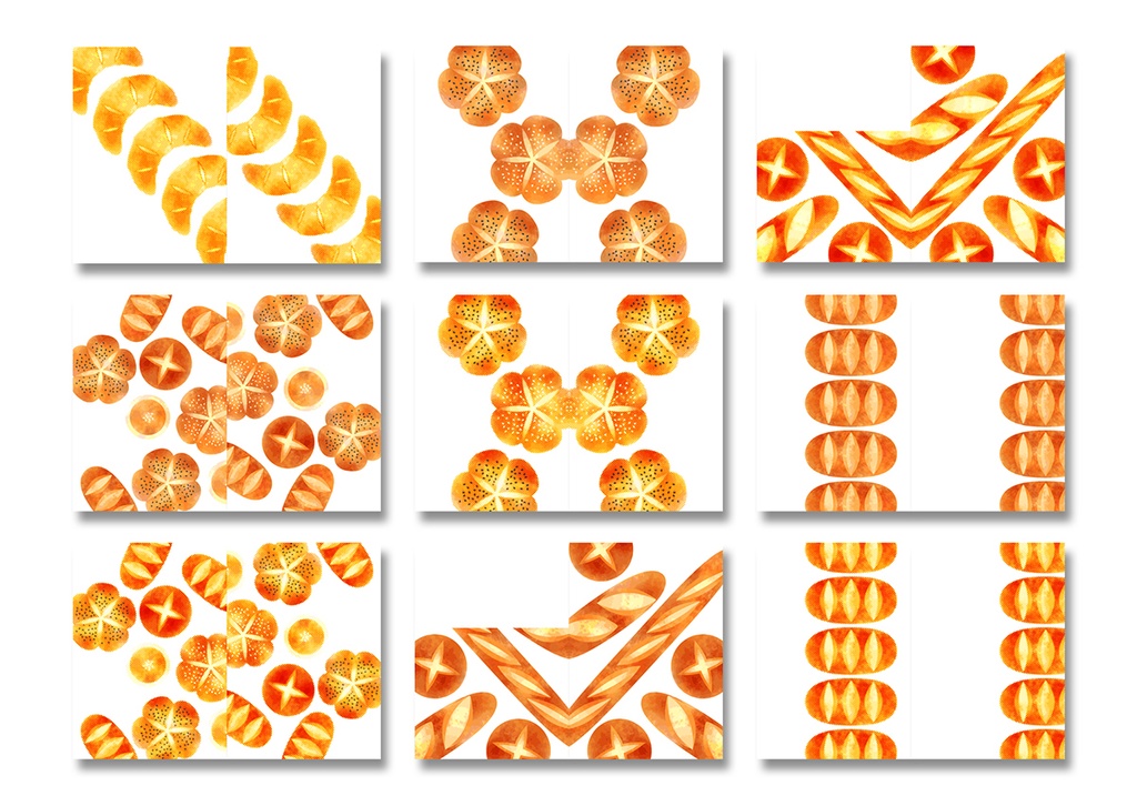 表紙用背景素材 パン