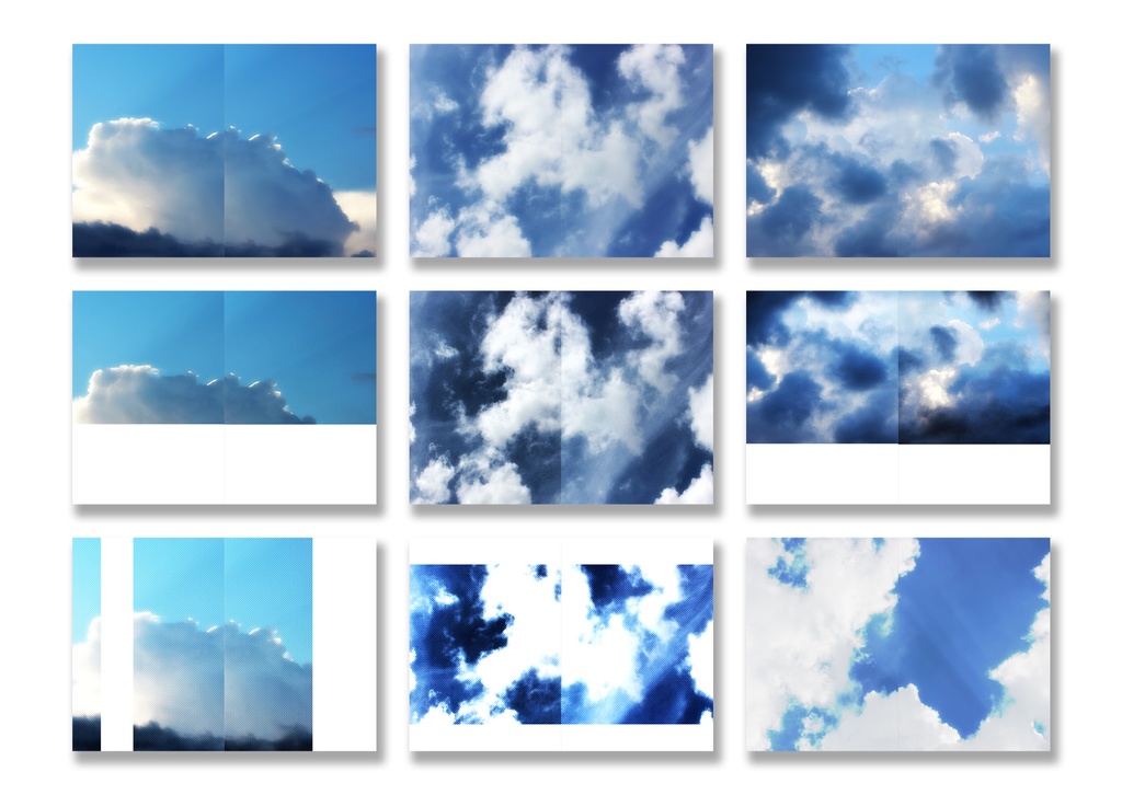 表紙用背景素材 空03