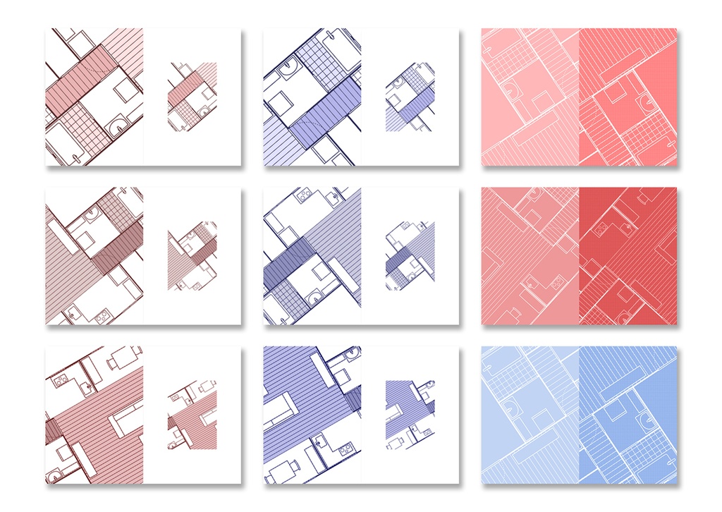 同人誌表紙用素材 間取図