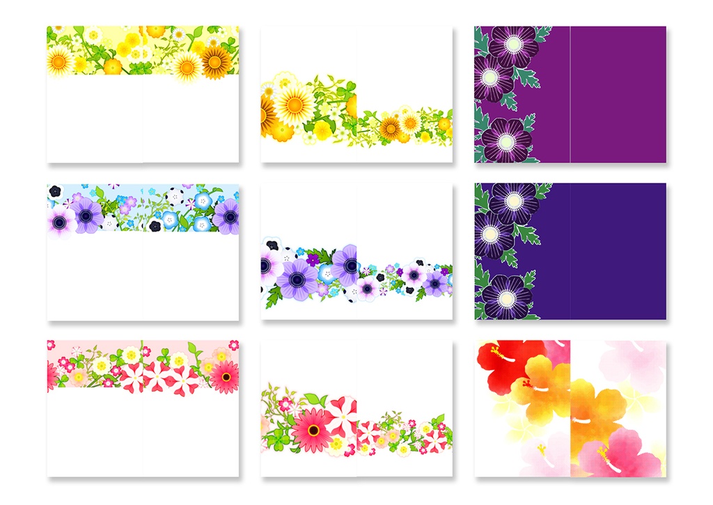 同人誌表紙用素材 花02