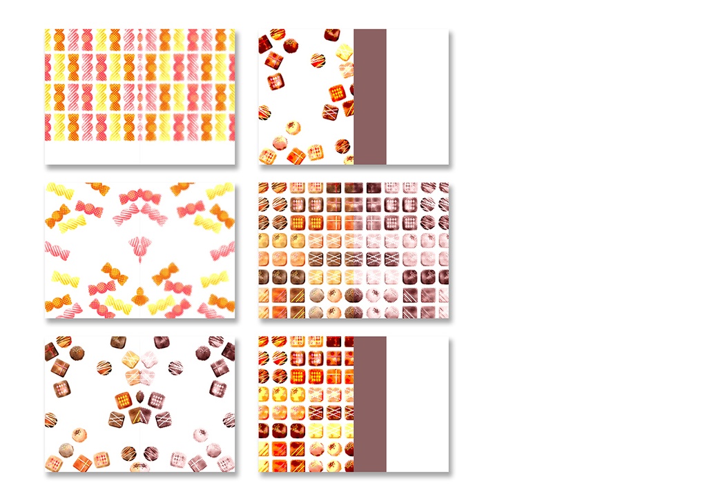 同人誌用表紙素材 洋菓子