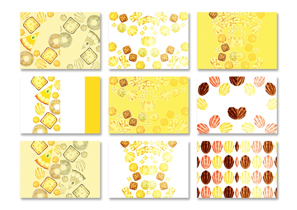 同人誌用表紙素材 洋菓子